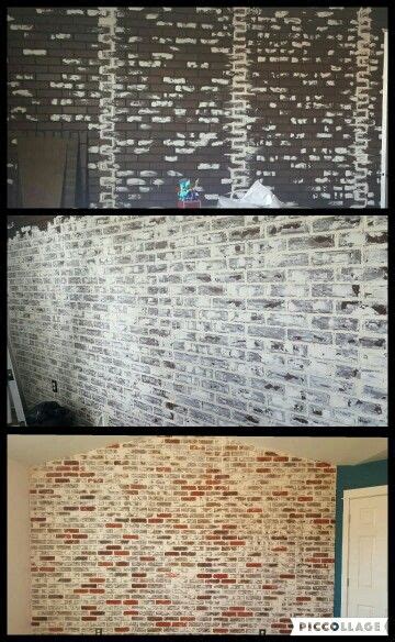 Faux Brick Wall Brick Wall In Bedroom Loft Style Exposed Factory
