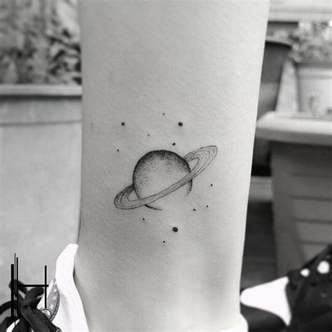 Planet Tattoo By Hakanadik Little Tattoos Mini Tattoos New Tattoos