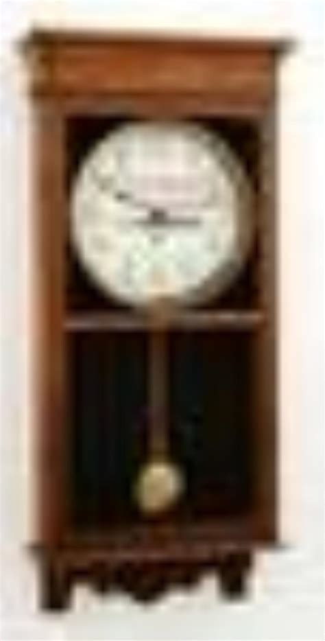 Sessions Clock Co ”winchester” Store Wall Regulator Clock Price Guide