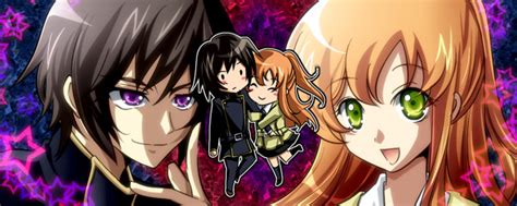 Lelouch Lamperouge And Shirley Fenette Code Geass Drawn By Hanon