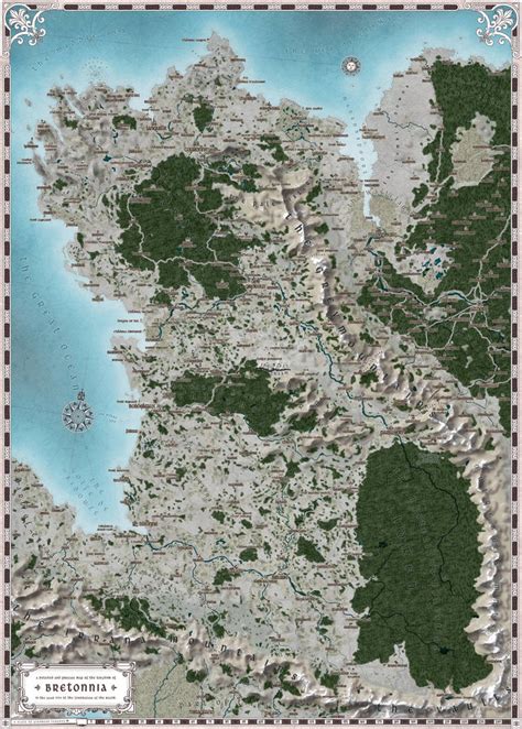 Bretonnia An Unofficial Map For Warhammer Fr By Artusen On Deviantart