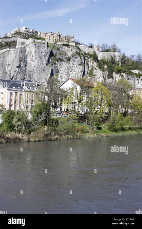 Lisère River And La Bastille City Grenoble Capital Of The Alps