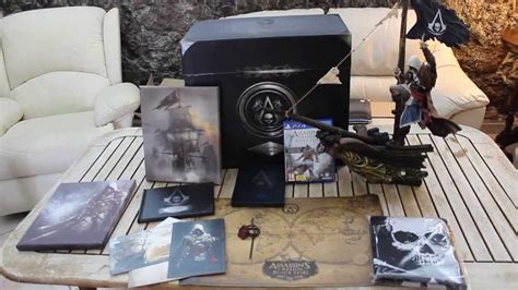 Unboxing Assassin S Creed 4 Black Flag Black Chest Edition PS4 ITA