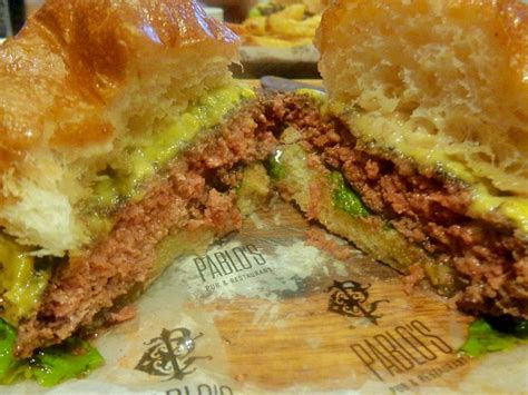 Pablos Pub Burger Cross Section Patty Karen Mnl