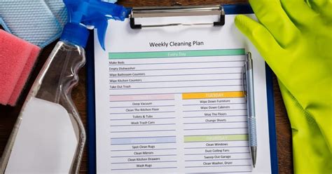 The Easiest Weekly Cleaning Schedule To Keep Your Home Spotless Storables