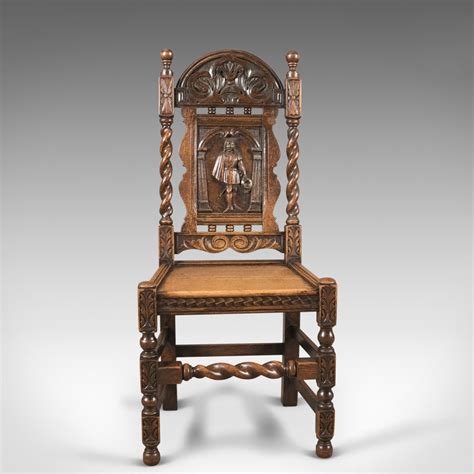 See more ideas about old chair, old chairs, redo furniture. Antique Flemish Hall Chair, Carved Oak C.1900 - Antiques Atlas