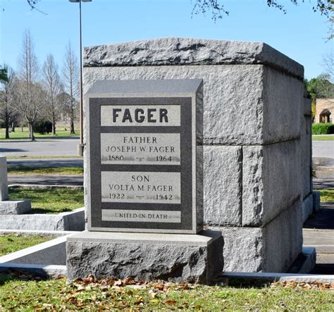 Joseph Wesley Fager 1880 1964 Mémorial Find A Grave