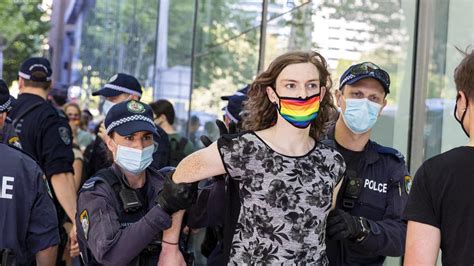 Transgender Activists March In Sydney Despite Court Ban The Courier Mail