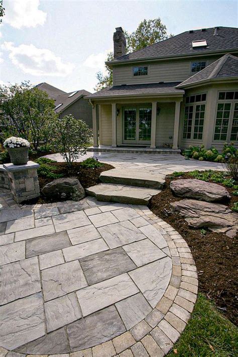 Top Natural Paving Stones Ideas For Patio Designs