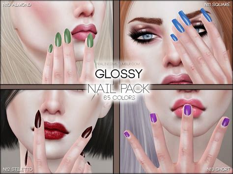 Pralinesims Glossy Nail Pack