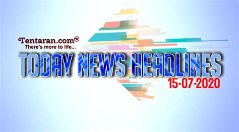 Today News Headlines 15th July 2020 Today Sports News Headlines
