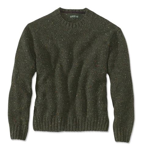 Newbridge Donegal Crewneck Sweater Wool Sweater Men Irish Wool