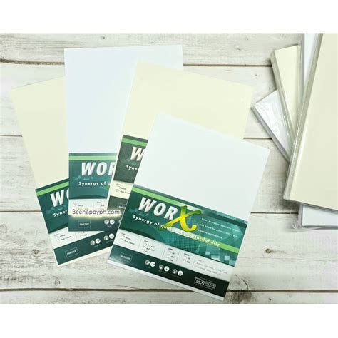 Worx Specialty Paper 90gsm200gsm 100 Sheets Shopee Philippines