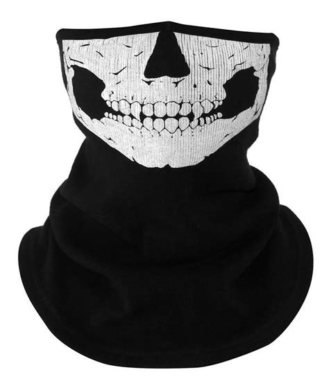 Military Call Of Duty Ghost Skull Skeleton Half Face Mask Costume