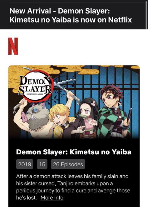 Demon Slayer Is Finally On Netflix Demonslayeranime
