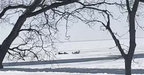 18 People Rescued From Ice On Frozen Lake Erie