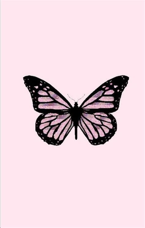 Cute Aesthetic Pink Butterfly Hd Phone Wallpaper Pxfuel