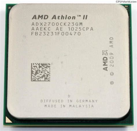 The cpu is now over 9 years old, which means it is extremely out of date and is based on very aged technologies. AMD Athlon II X2 270 3.4G AM3 雙核心 AM2+ 941 ADX270OCK23GM ...