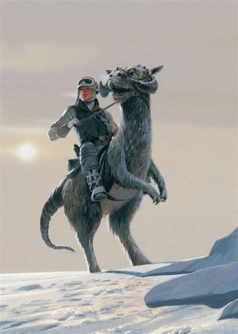 Tauntaun Poster By Star Wars Displate Star Wars Painting Vintage