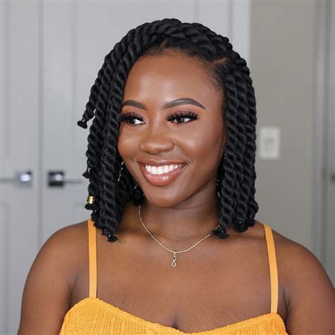 Get The Look Check Out Adanna Maduekes Take On The Yarn Twist Trend