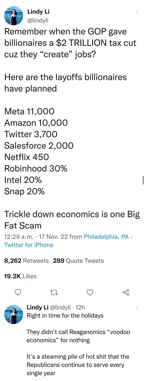 trickle down economics is a scam r whitepeopletwitter