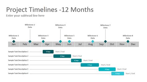 Project Timelines Diagrams Powerpoint Presentation Template