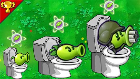 Plants Vs Zombiesskibidi Toilet Peashooter Team Hard Mode Mod Pvz