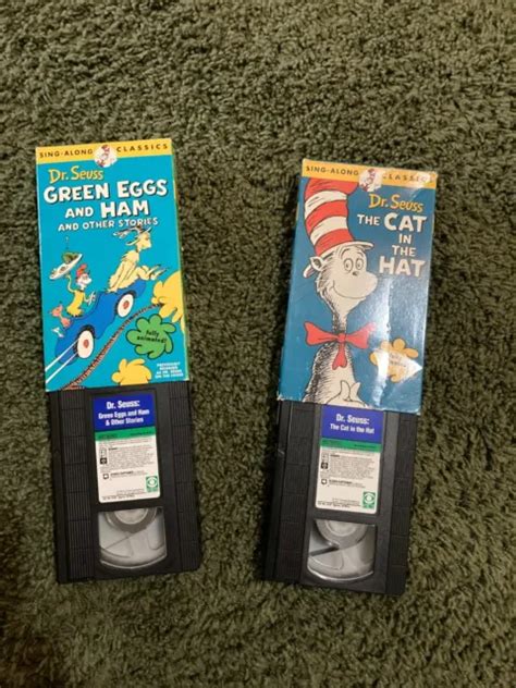 Dr Suess Sing Along Classics Lot Of Green Eggs And Ham The Cat In