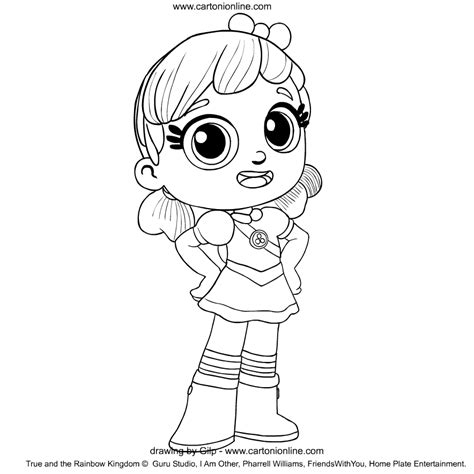 True From True And The Rainbow Kingdom Coloring Page - Coloring Home