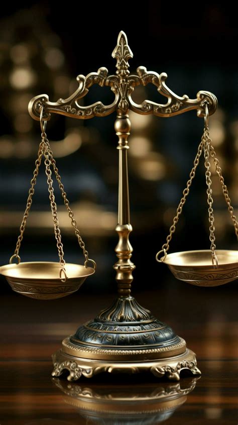 Tipped Justice Scales Representing Unfair Legal Influence Vertical