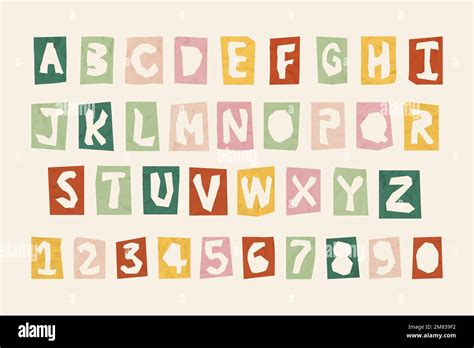 Vector Numbers And Alphabets Typography Set Stock Vector Image And Art