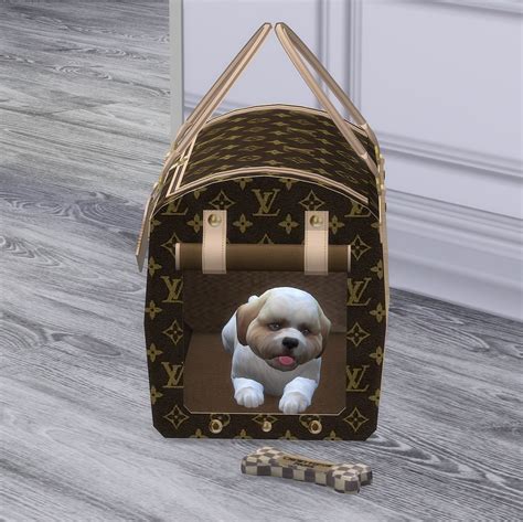 Dog Pose For Lv Pet Carrier By Platinumluxesims From Patreon Kemono