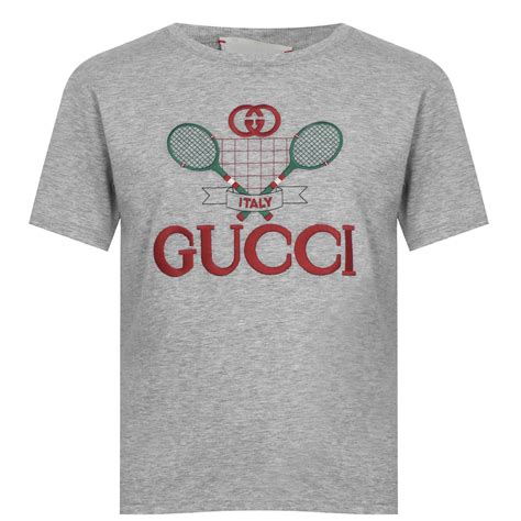 Gucci Junior Boys Club T Shirt Kids Regular Fit T Shirts Flannels