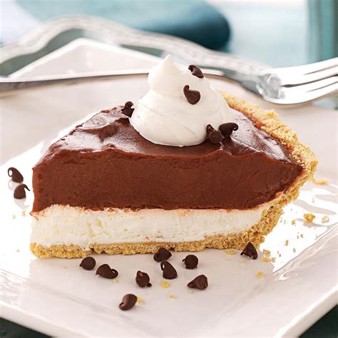 Chocolate Cream Cheese Pie Recipe Taste Of Home