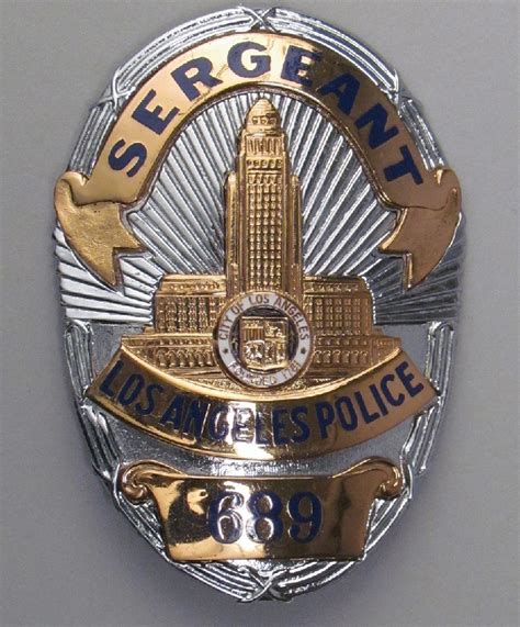 Lapd Police Officer Badge