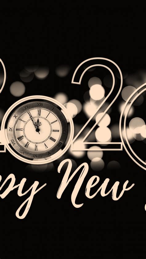 Download Wallpaper 2020 Happy New Year 1242x2208