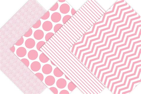 Pink Digital Paper Light Pink