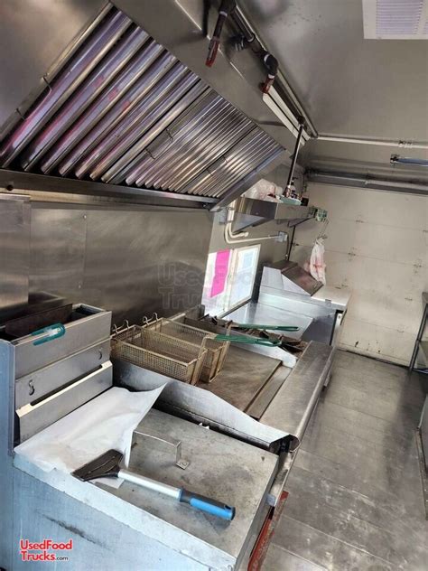 Nicely Equipped Chevrolet P30 Step Van Kitchen Food Truck With Pro Fire