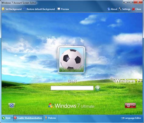 Windows 7 Logon Screen Editor By Bcubing On Deviantart