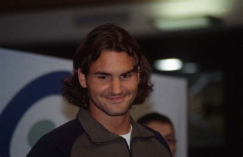 Roger federers hair type is wavy which means that he can pull the medium length hair smoothly when parted. Young Roger Federer - Roger Federer Photo (8177235) - Fanpop