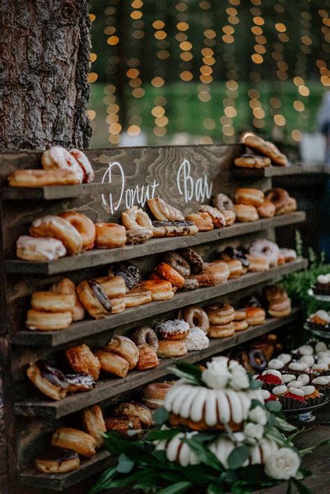 Dessert Bar Wedding Wedding Donuts Wedding Bar Wedding Desserts Wedding Food Dessert Table