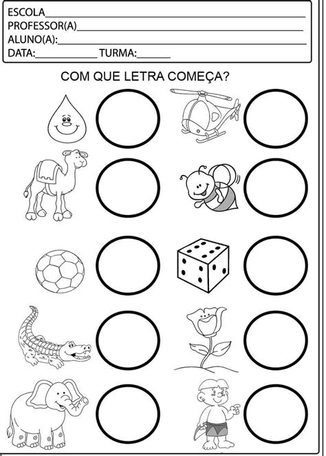 Atividades De Alfabetização E Letramento 1 Ano
