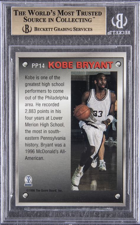 Kobe bryant signed rookie card. Lot Detail - 1996 Score Board "Autographed Basketball - Pure Performance" Silver #PP14 Kobe ...