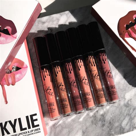 Heres What Kylie Jenners New Lip Kit Colors Look Like On 4 Different
