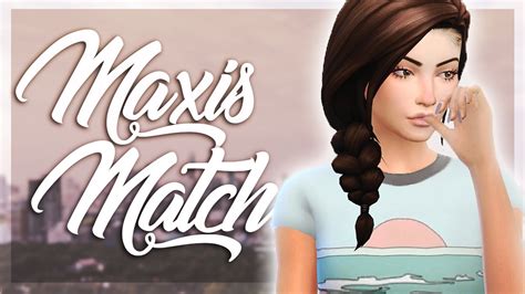 The Sims 4 Cas Maxis Match Full Cc List Youtube