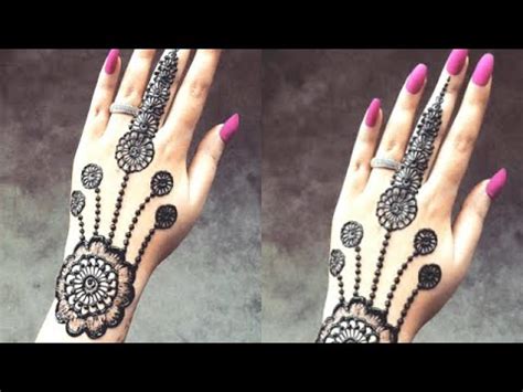 Finger mehandi design is considered as certainly one of the cutest things that improves beauty. Mehndi designs simple 2020/Mehndi ka design/Stylish floral ...
