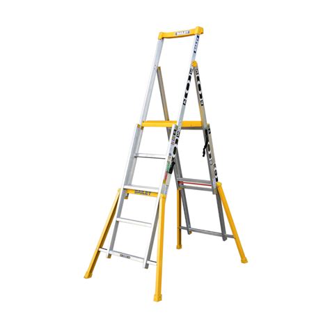 Bailey 170kg Adjustable Aluminium Platform Step Ladder