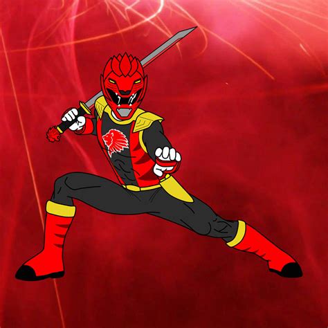 Red Ninja Fury Ranger By Metal Jacket444 On Deviantart