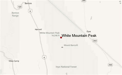 White Mountain Peak Mountain Information