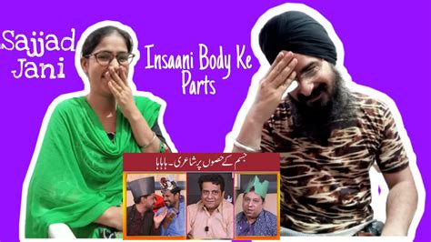 Punjabi Reaction On Insani Body Ke Parts Pe Shayri Sajjad Jani